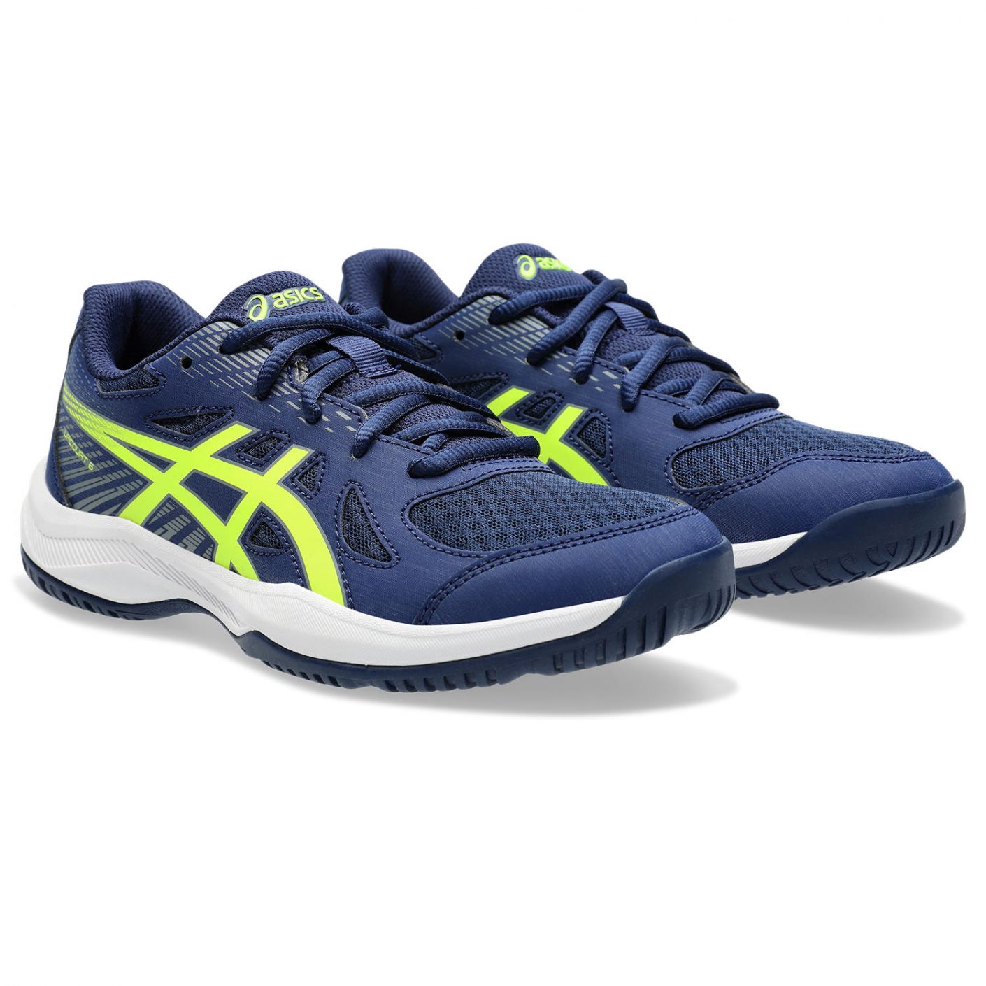 Asics Upcourt 6 GS Blue Expanse/Safety Yellow