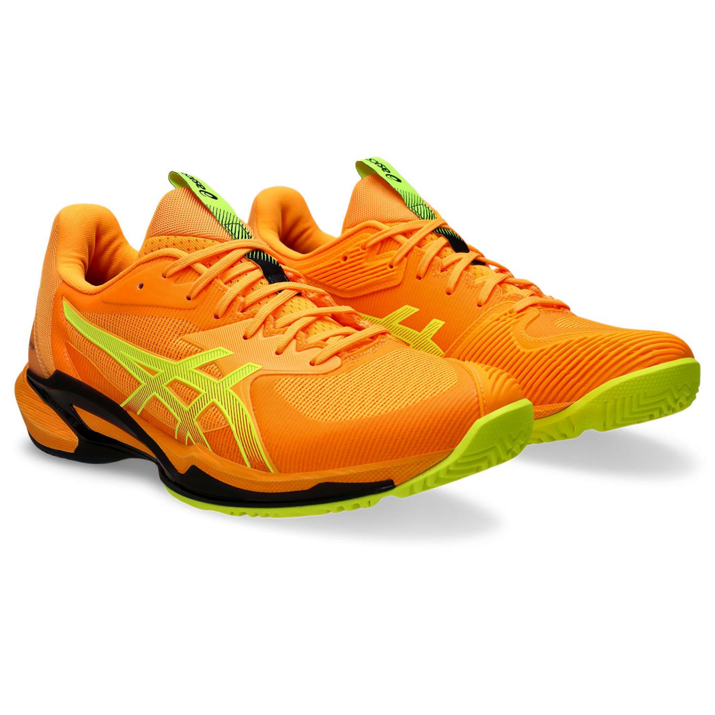 Asics Solution Speed FF 3 Padel Stadium Orange/Safety Yellow da Uomo