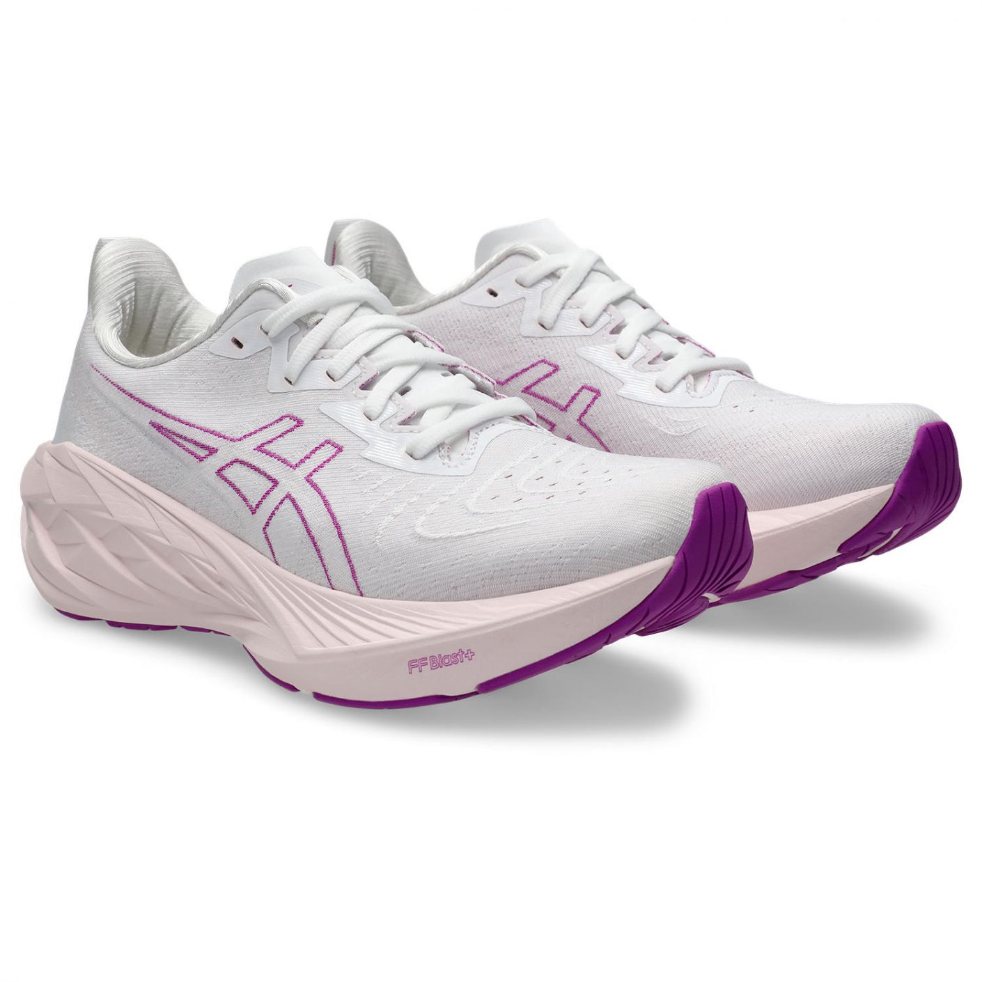 Asics Novablast 4 White/Soothing Sea da Donna