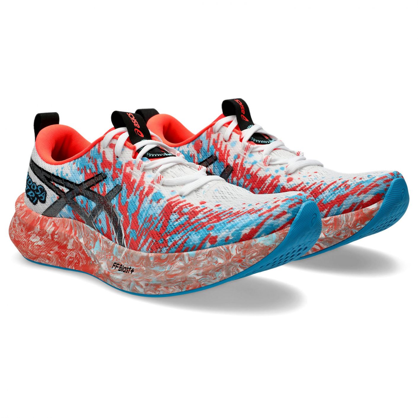 Asics Noosa Tri 16 White/Sunrise Red da Uomo