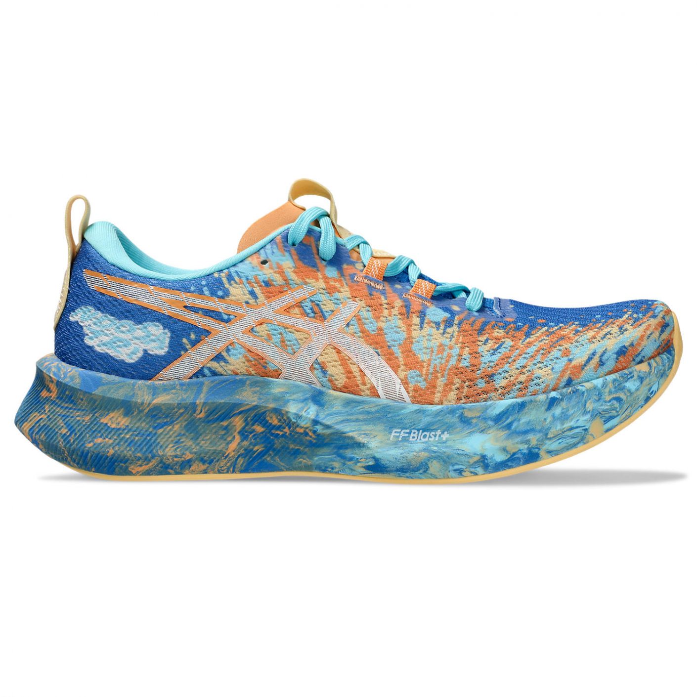 Asics Noosa Tri 16 Nature Blue/Faded Orange for Women