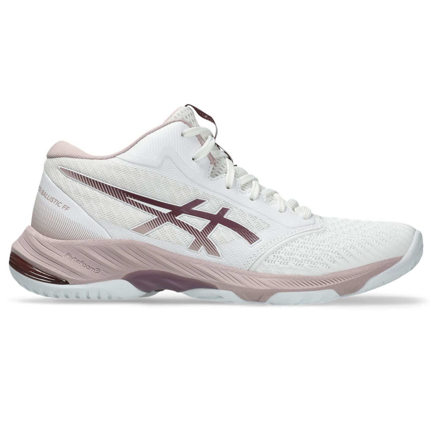 Asics Netburner Ballistic Ff Mt 3 White/Watershed Rose da Donna