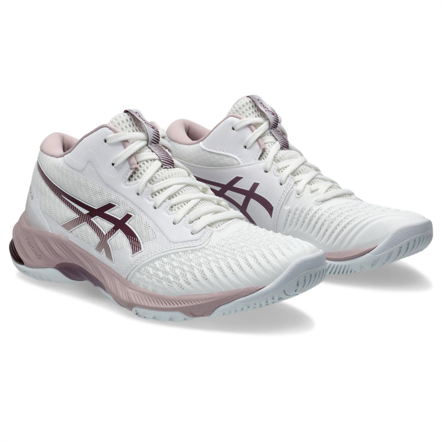 Asics Netburner Ballistic Ff Mt 3 White/Watershed Rose da Donna