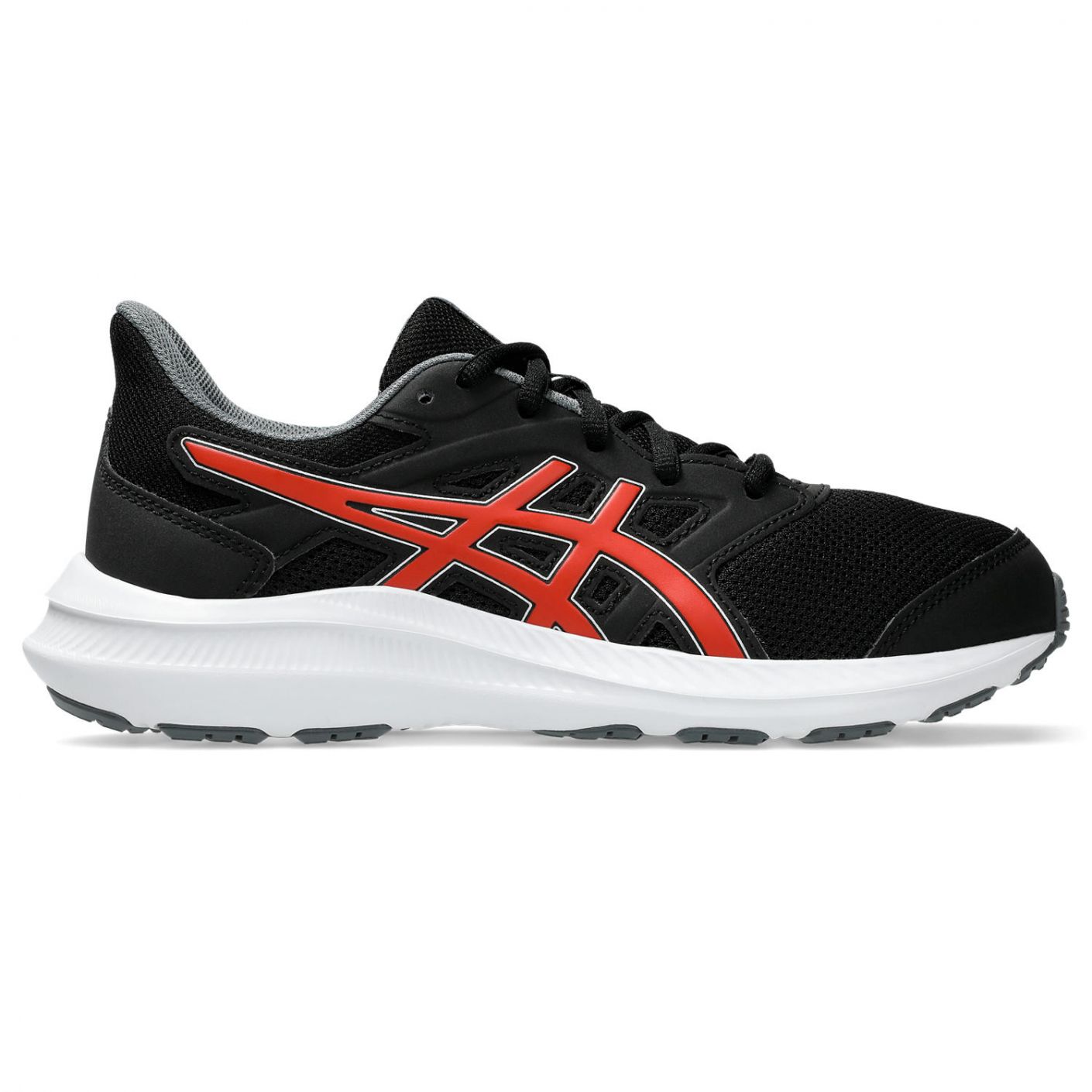 Asics Jolt 4 Gs Black/Fiery Red da Ragazzi