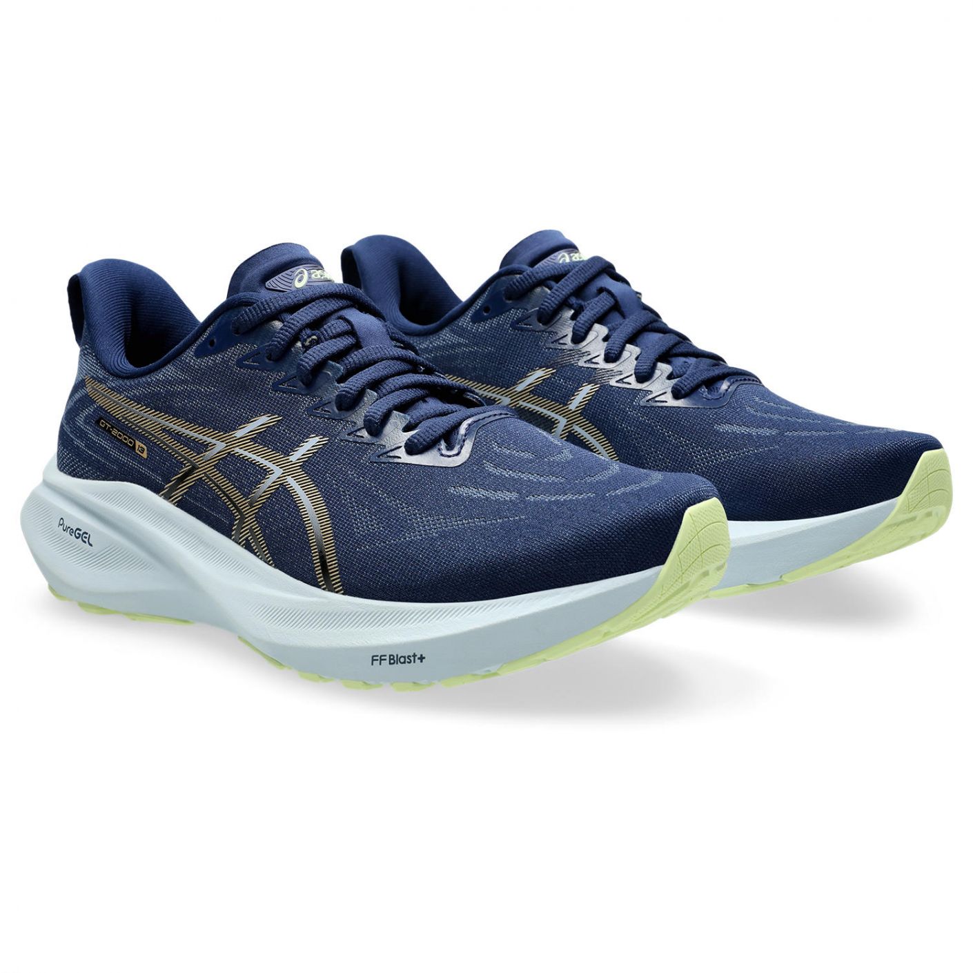 Asics Gt 2000 13 Blue Expanse/Champagne da Donna