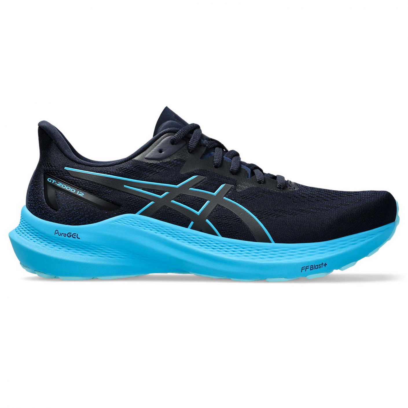 Asics Gt 2000 12 Midnight/Digital Aqua da Uomo