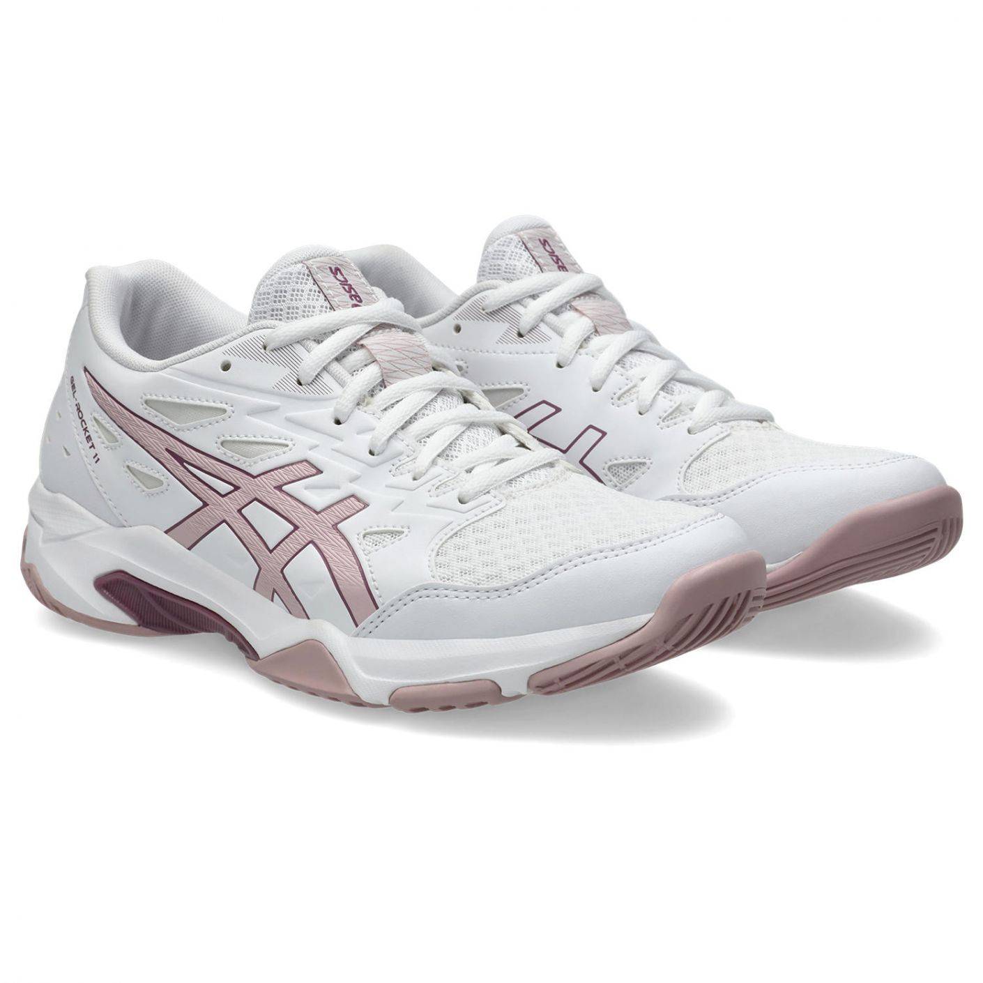 Asics Gel Rocket 11 White Watershed Rose da Donna