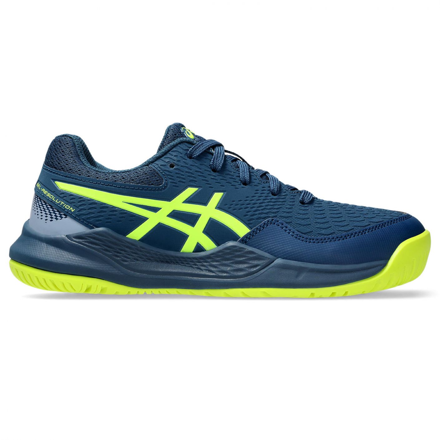 Asics Gel-Resolution 9 Gs Mako Blue/Safety Yellow