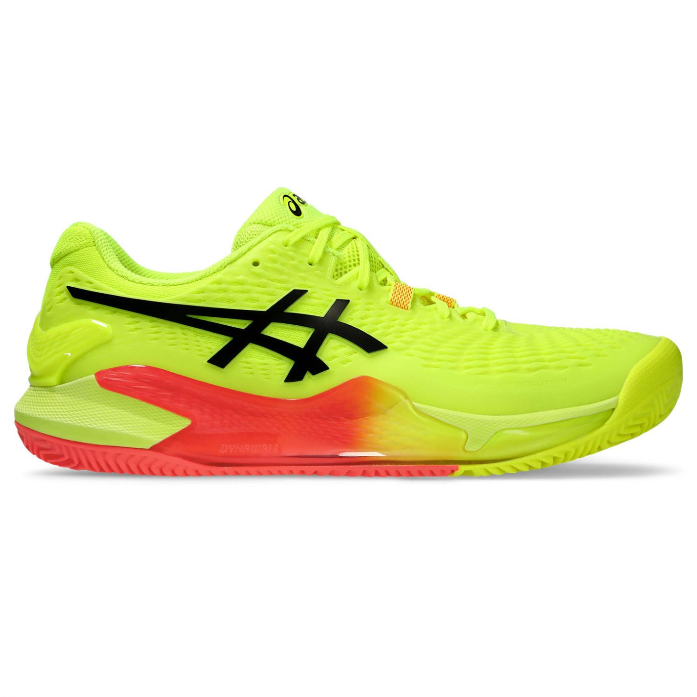 Asics Gel-Resolution 9 Clay Paris Safety Yellow/Black da Uomo