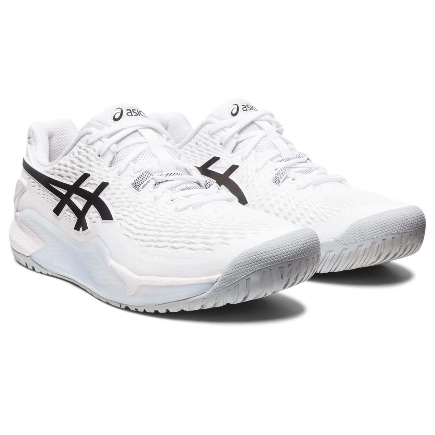 Asics Gel-Resolution 9 White/Black da Uomo