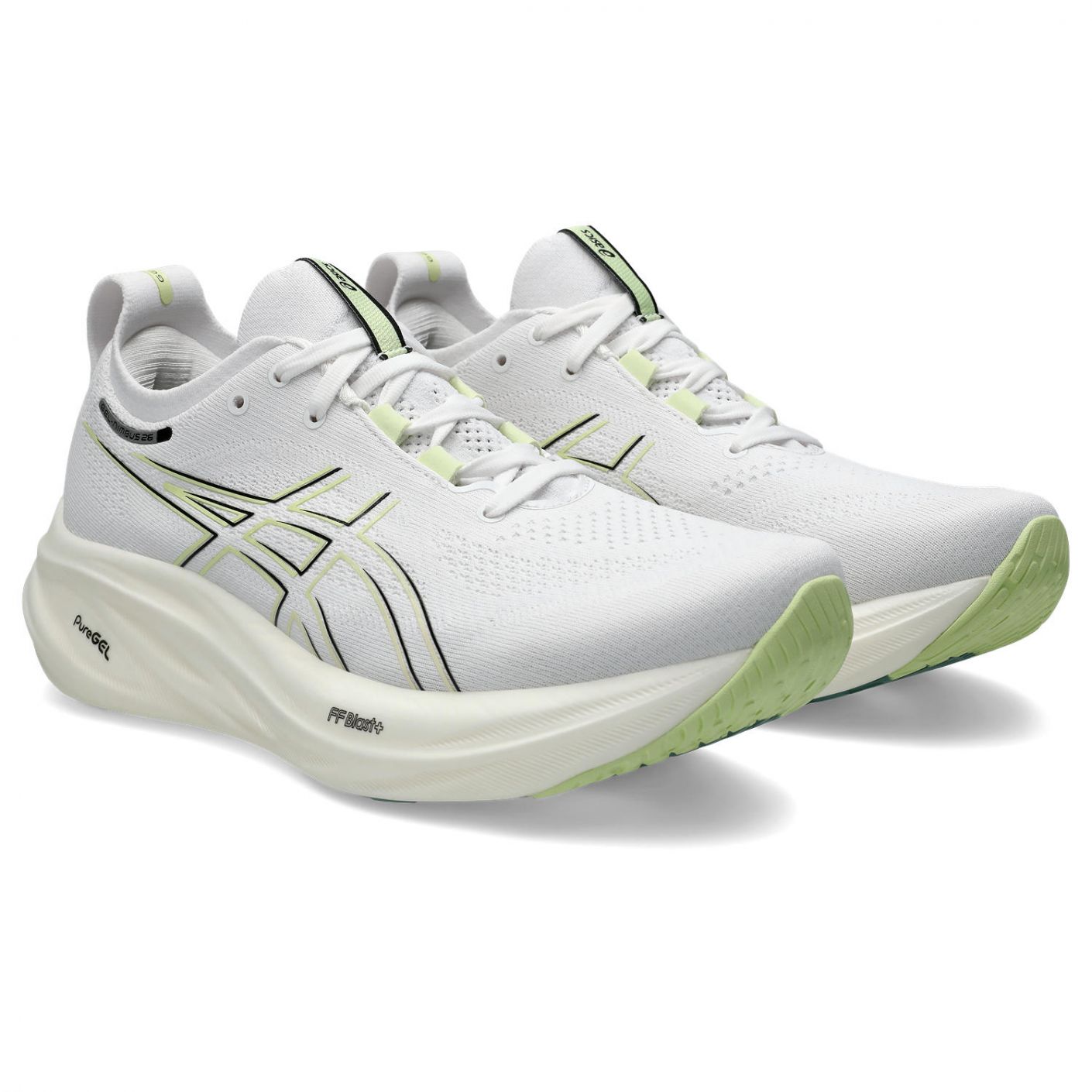 Asics Gel Nimbus 26 Rich White/Birch da Uomo