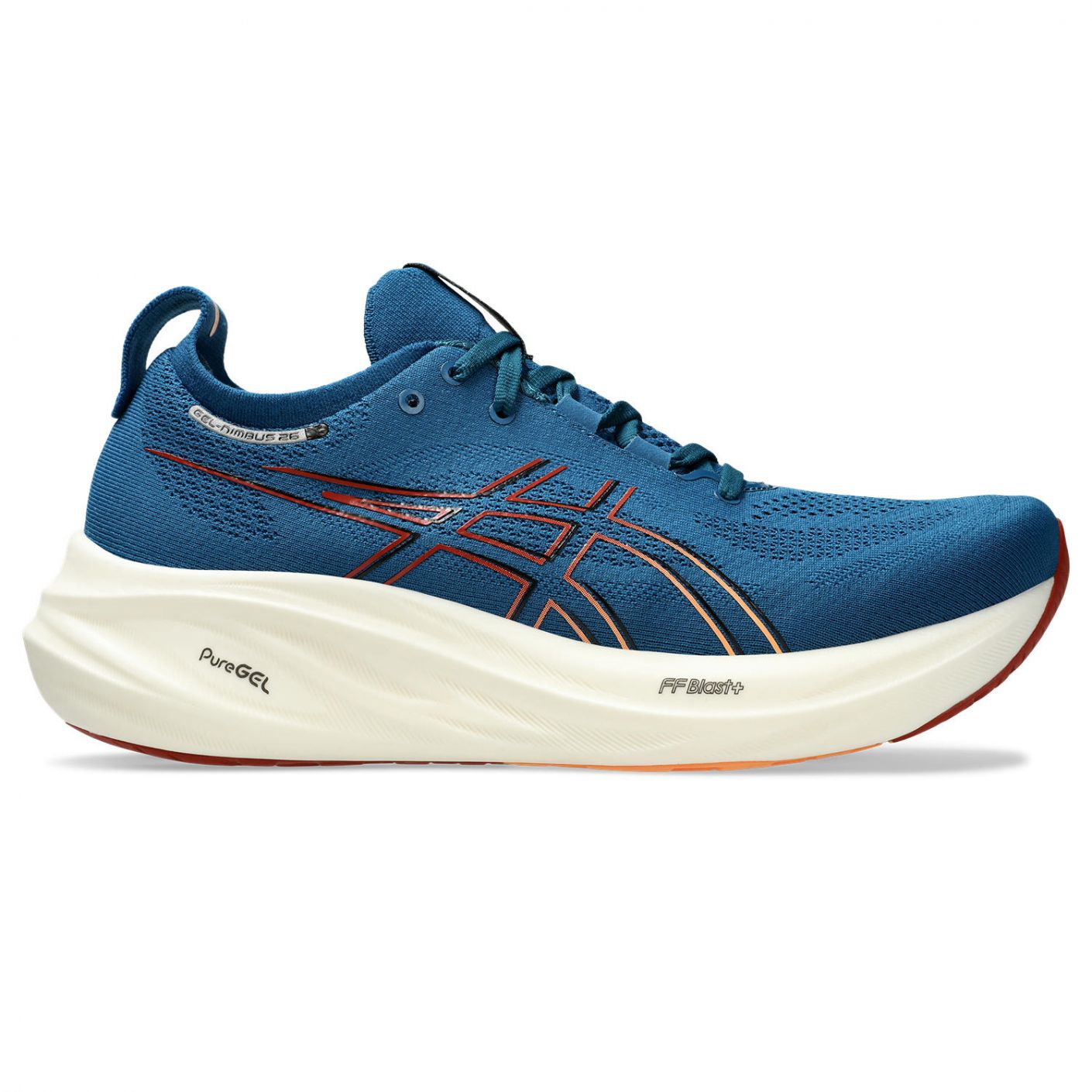 Asics Gel Nimbus 26 Rich Navy Faded Orange da Uomo