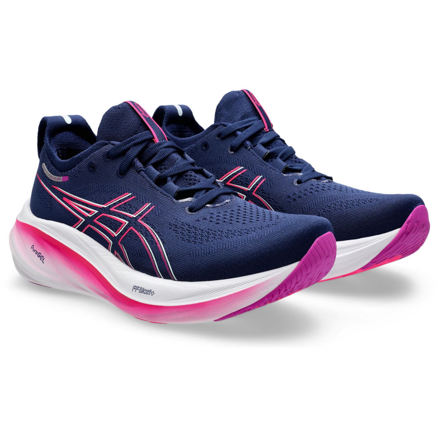 Asics Gel Nimbus 26 Blue Expanse/Bold Magenta da Donna