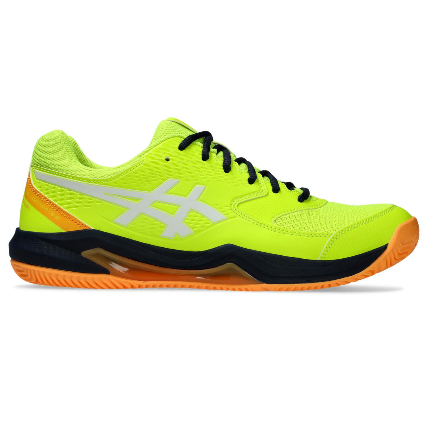 Asics Gel Dedicate 8 Padel Safety Yellow/White da Uomo