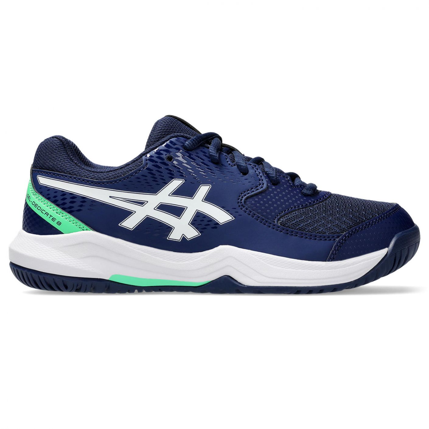 Asics Gel Dedicate 8 GS Blue Expanse/White da Bambino