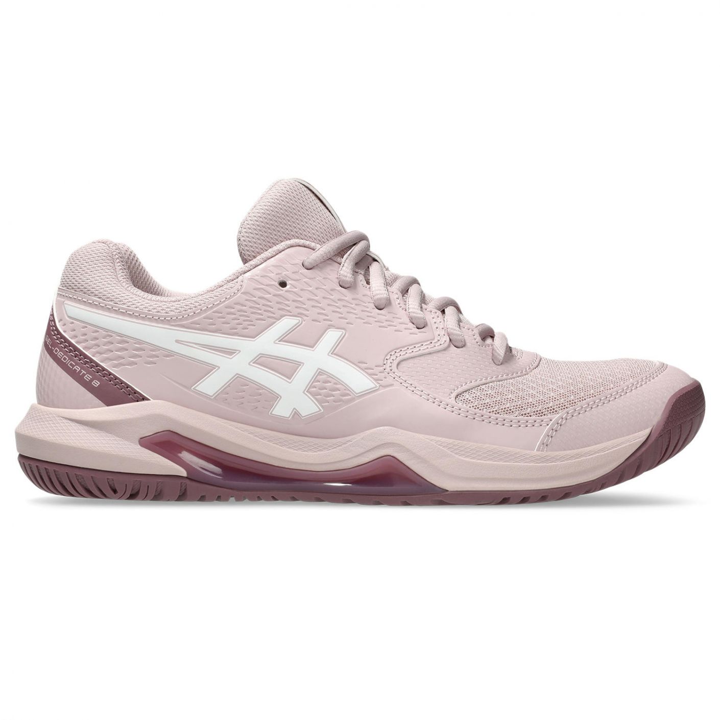 Asics Gel Dedicate 8 Watershed Rose/White da Donna