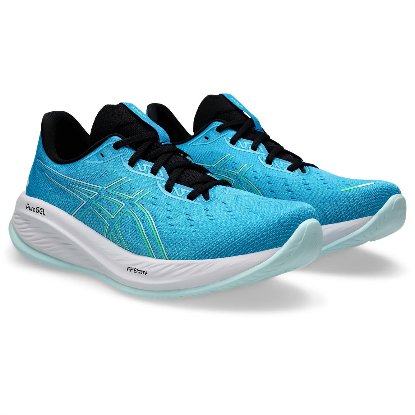 Asics Gel Cumulus 26 Digital Aqua/New Leaf da Uomo