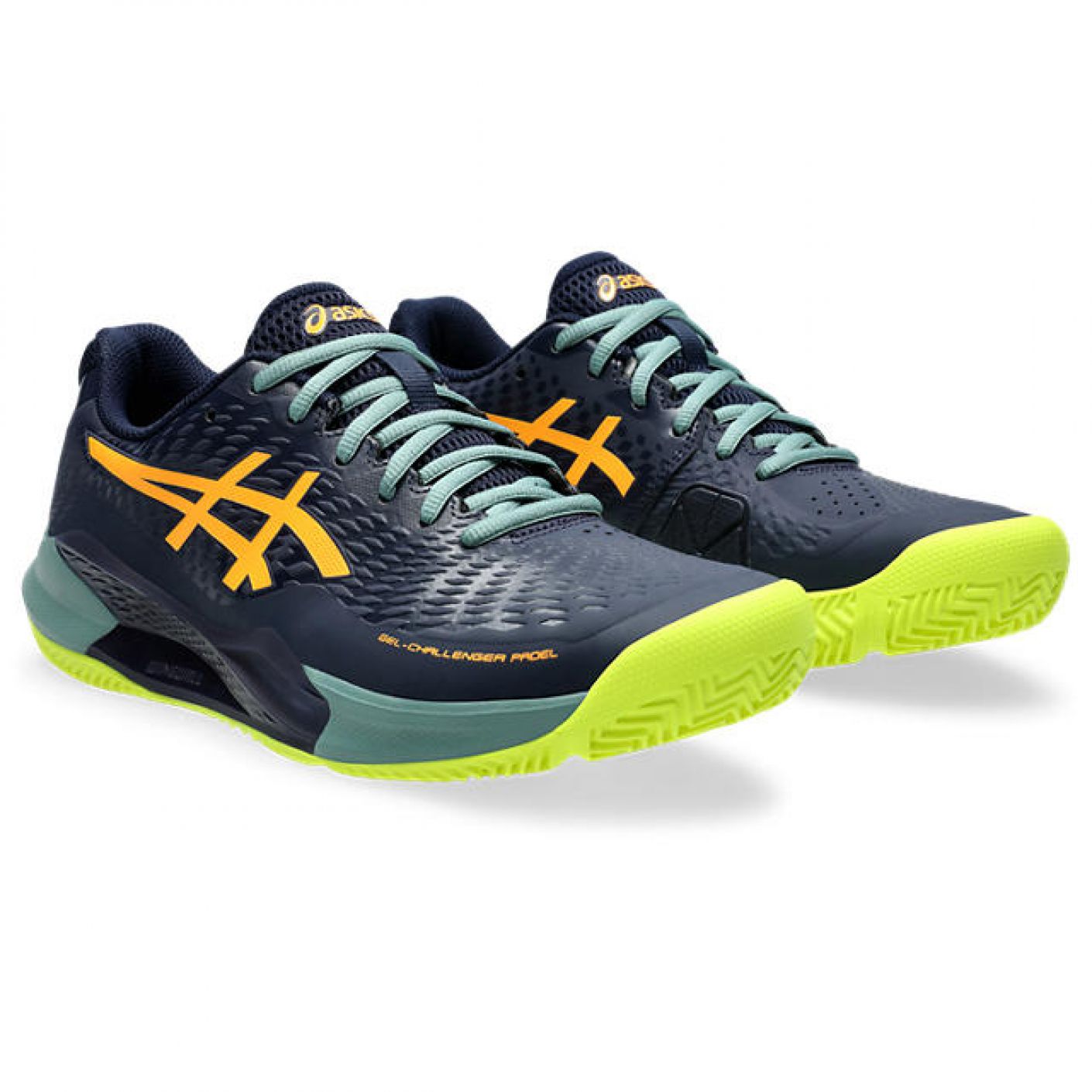 Asics Gel Challenger 14 Padel Midnight/Stadium Orange da Uomo