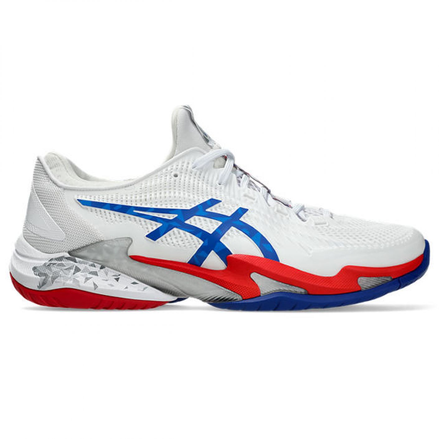 Asics Court FF 3 Novak White/Asics Blue da Uomo