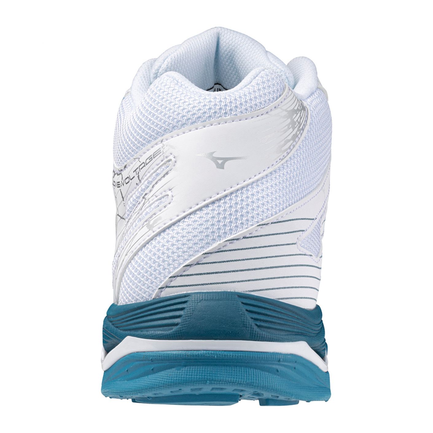 Mizuno Wave Voltage Mid White/Sailor Blue/Silver da Uomo