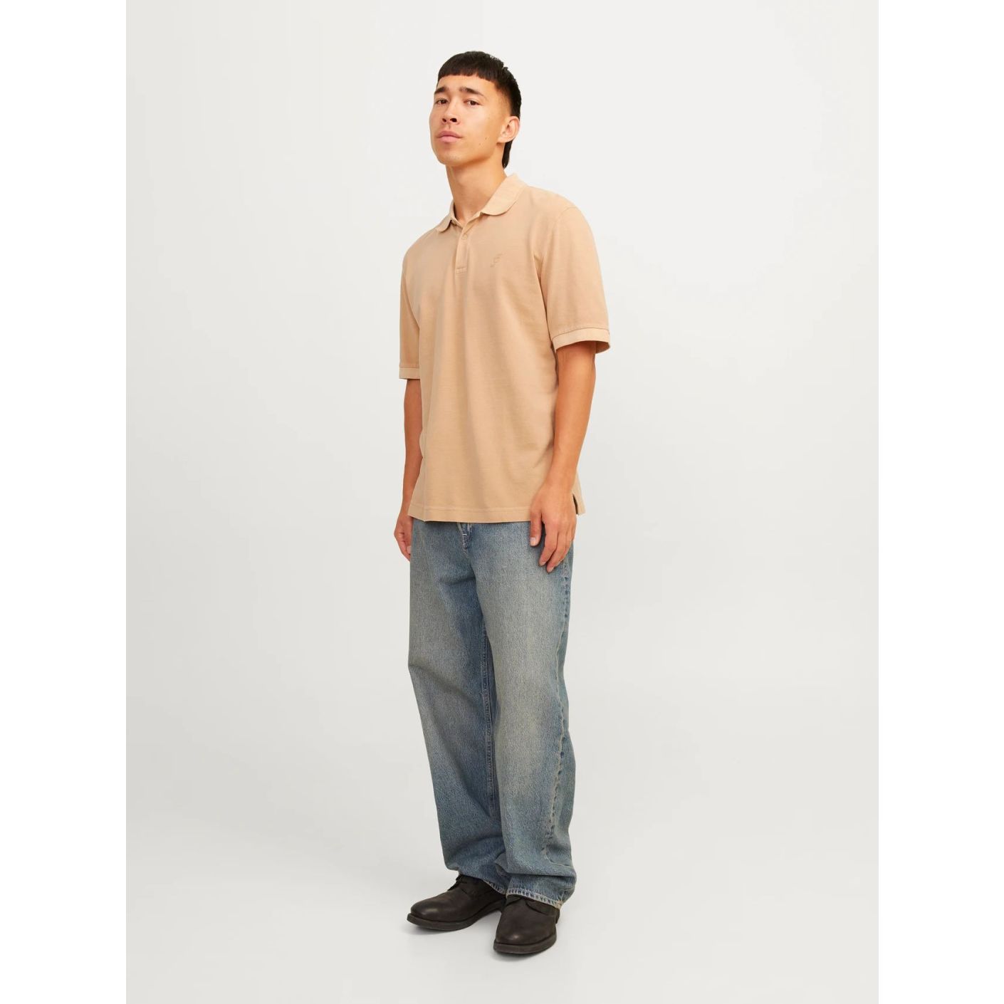 Jack & Jones Herren Polo Wash Beige/Sand