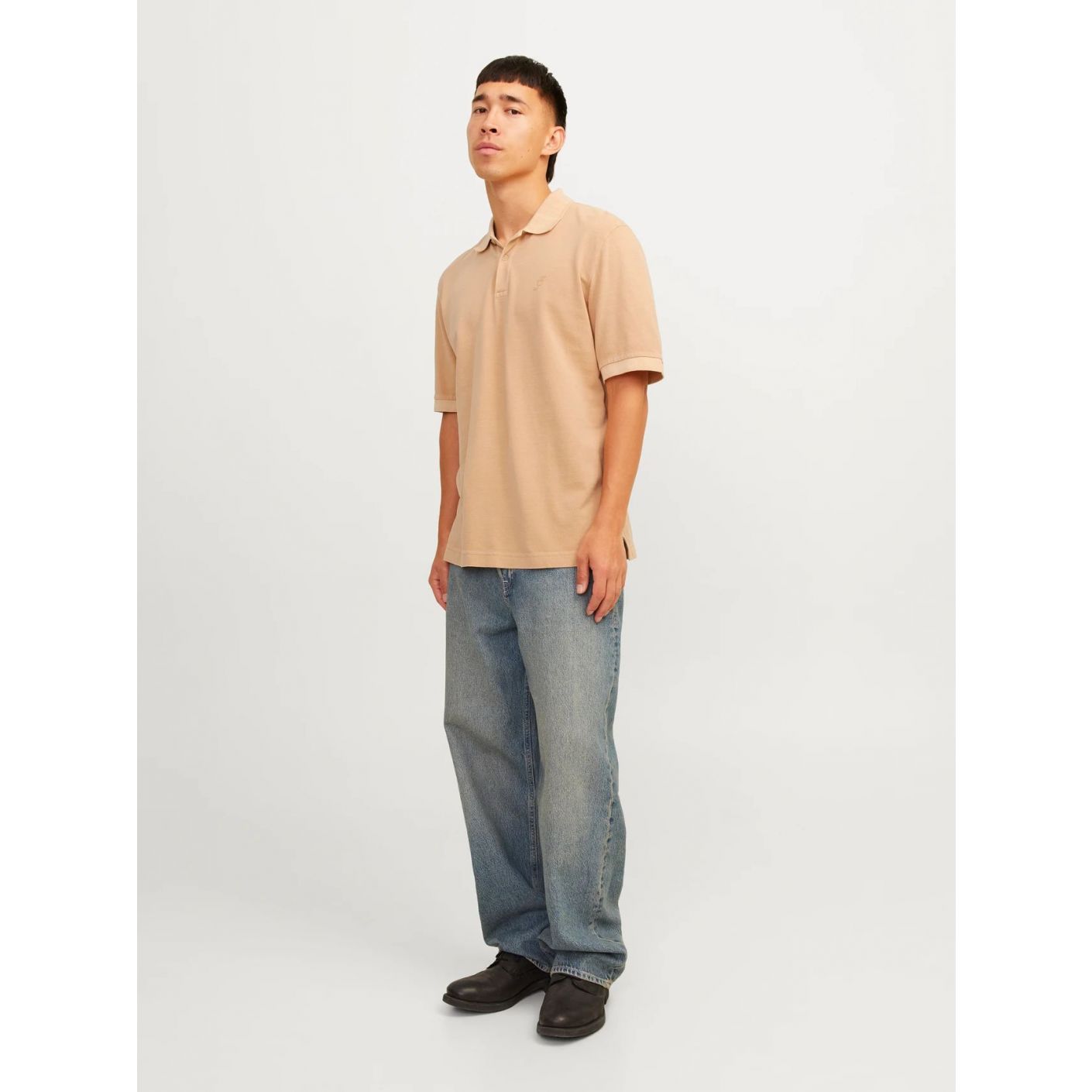 Jack & Jones Polo Wash Beige/Sand da Uomo