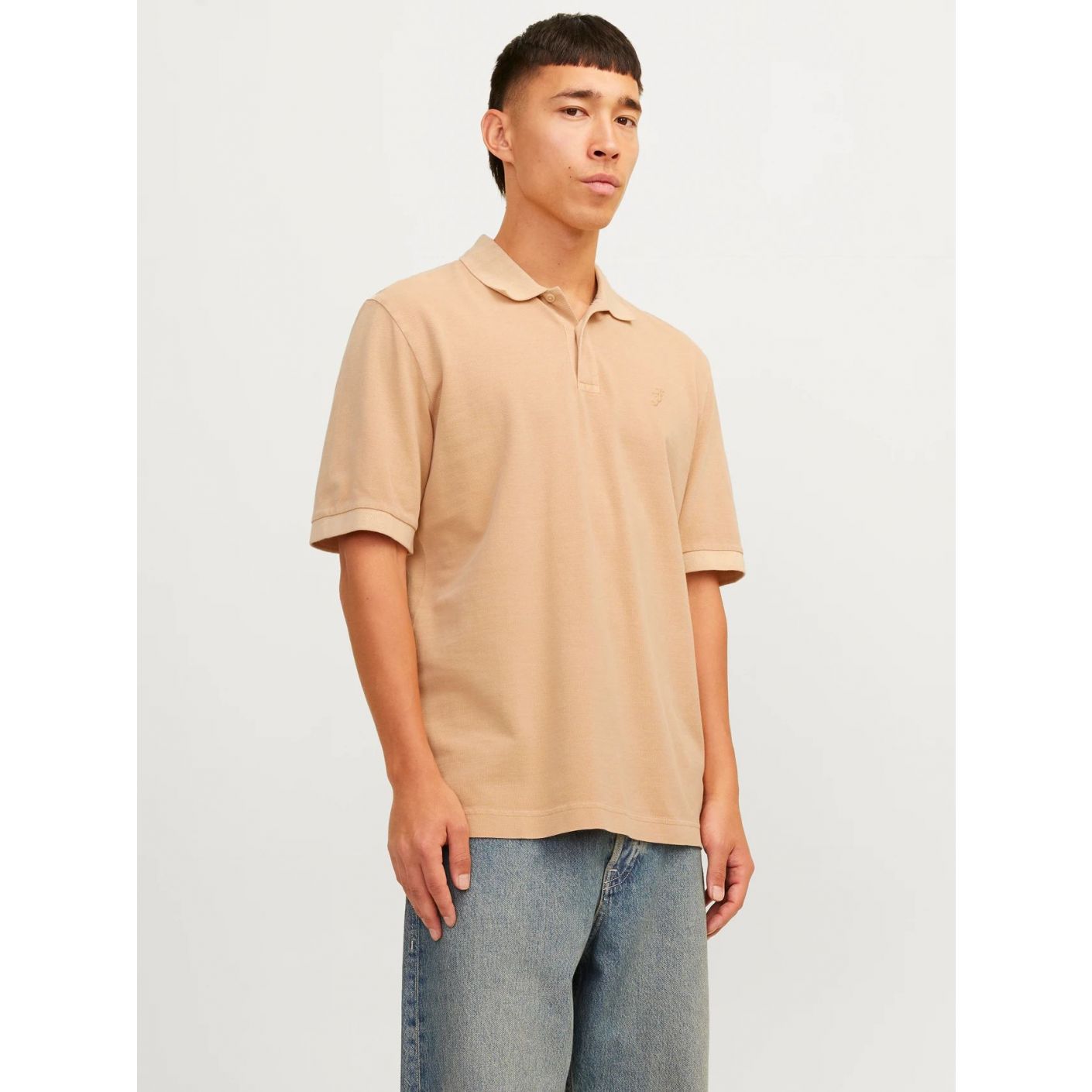 Jack & Jones Herren Polo Wash Beige/Sand