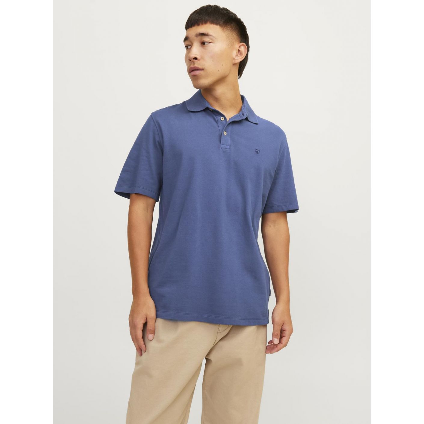 Jack & Jones Herren Polo Wash Blue/Maritime Blue