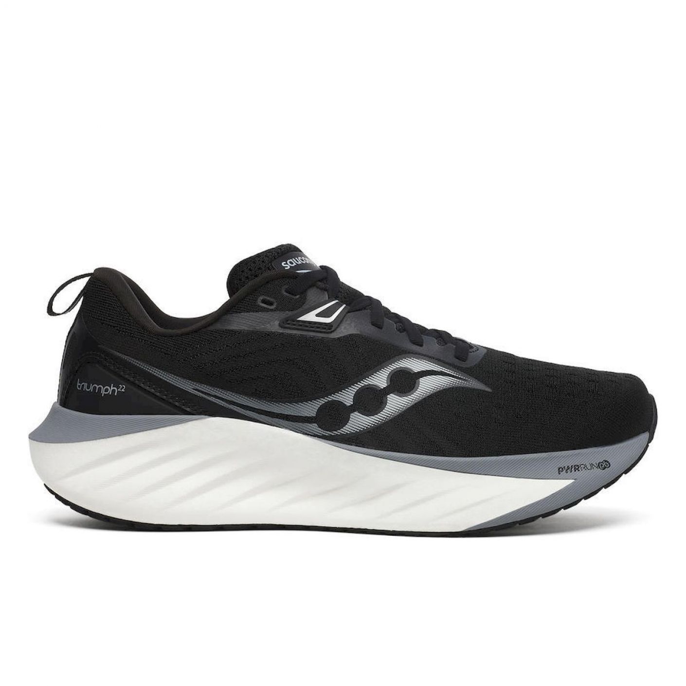 Saucony Triumph 22 Black/White da Uomo