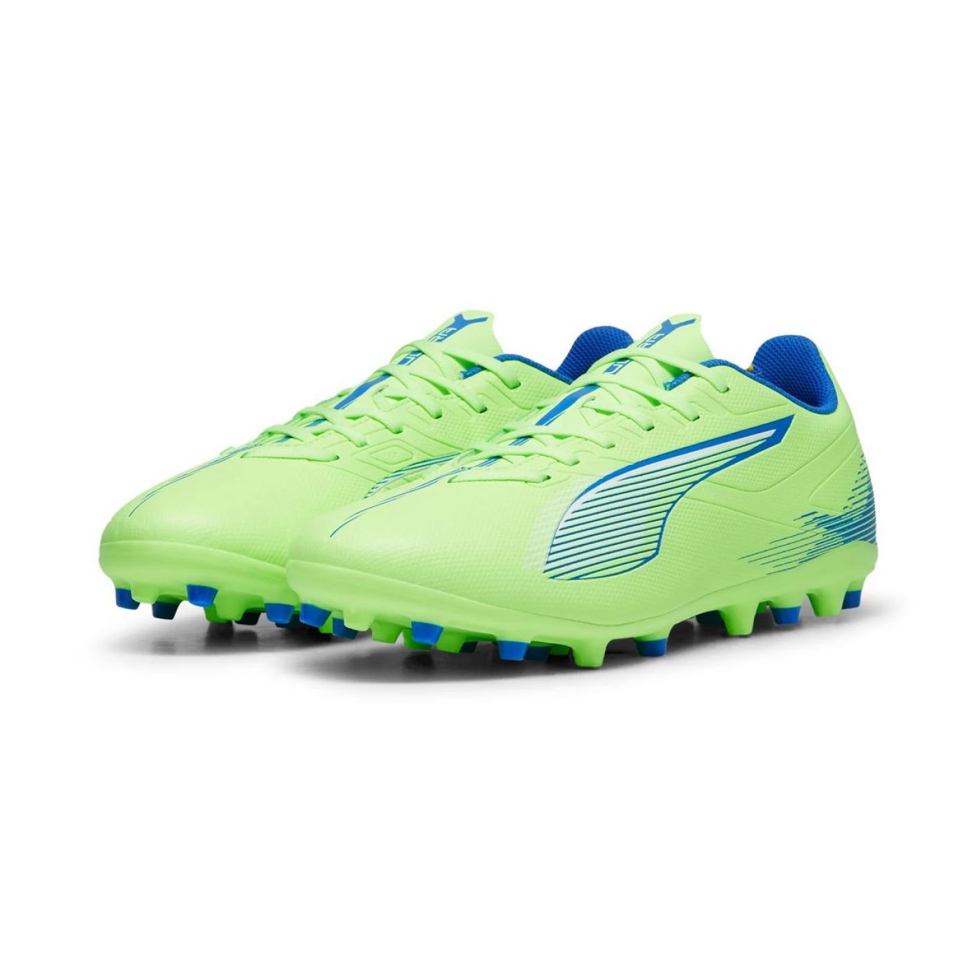 Puma Ultra 5 Play MG Adulto Fizzy Apple-PUMA White-Bluemazing