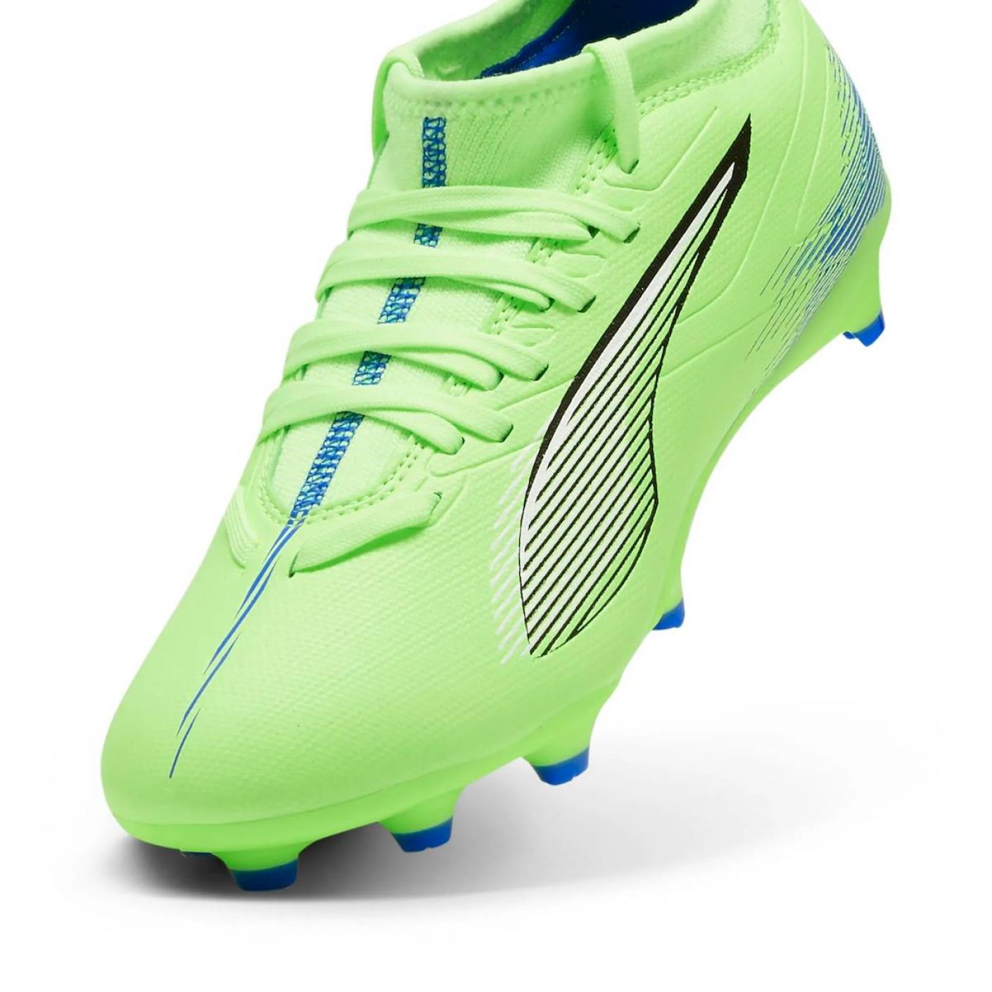 Puma Ultra 5 match fg/ag jr Fizzy Apple-PUMA White-Bluemazing