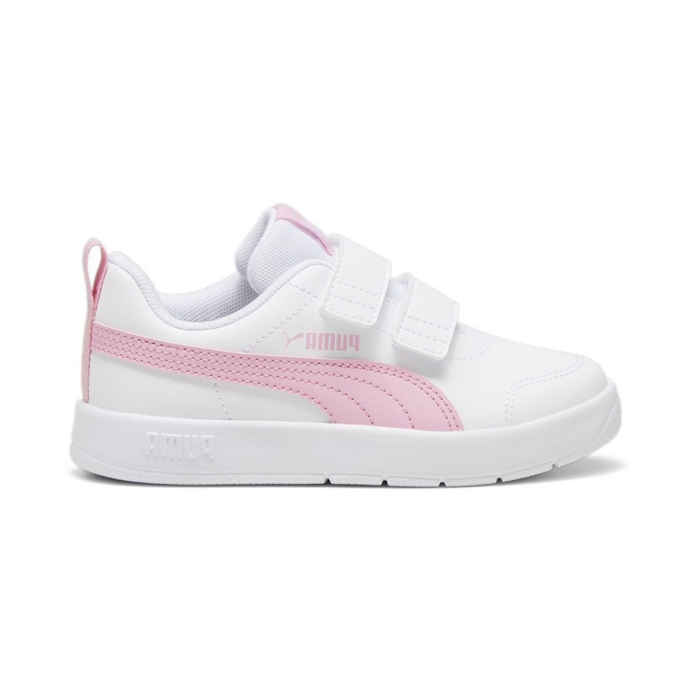 Puma Courtflex V3 V White/Pink da Bambina