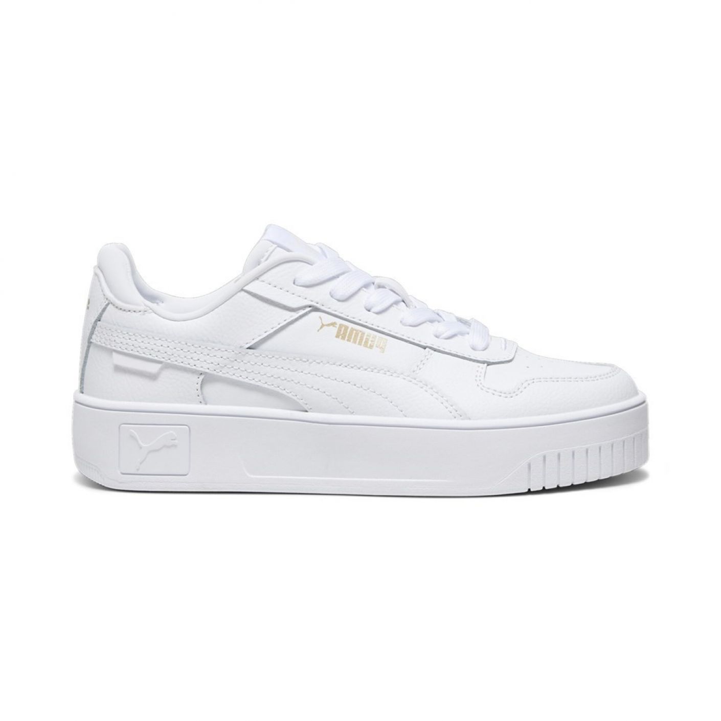 Puma Carina Street White/Gold da Bambina