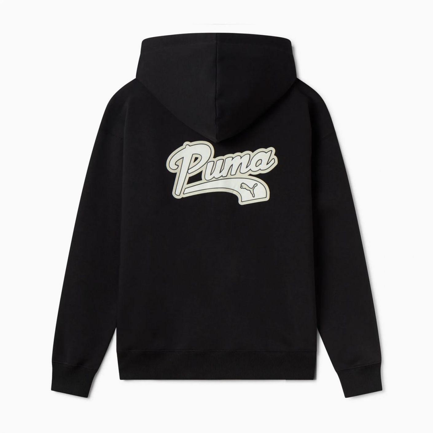 Puma Felpa con cappuccio Script Nera da Donna