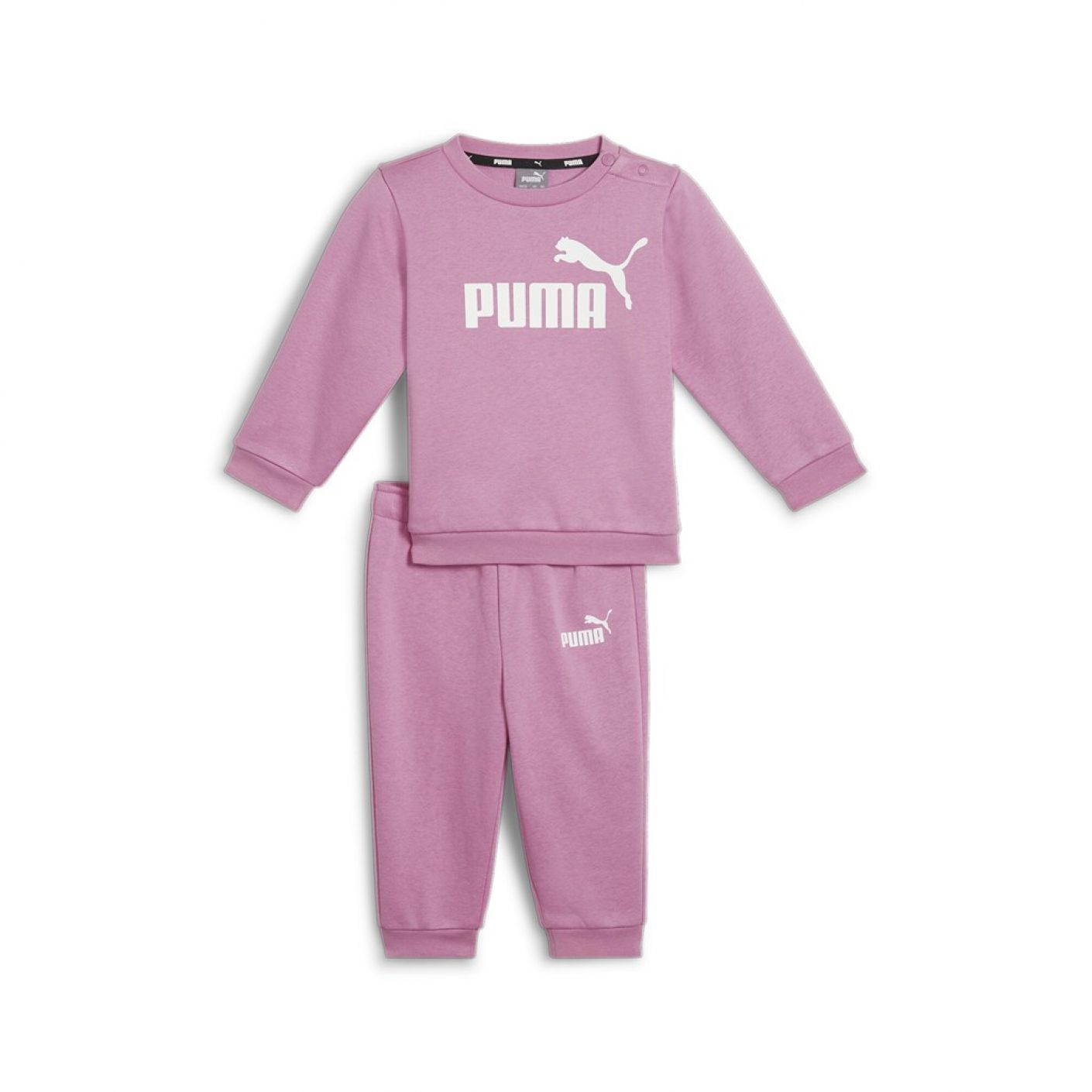 Puma Completo jogger con felpa Essentials Minicats Rosa da Bambina