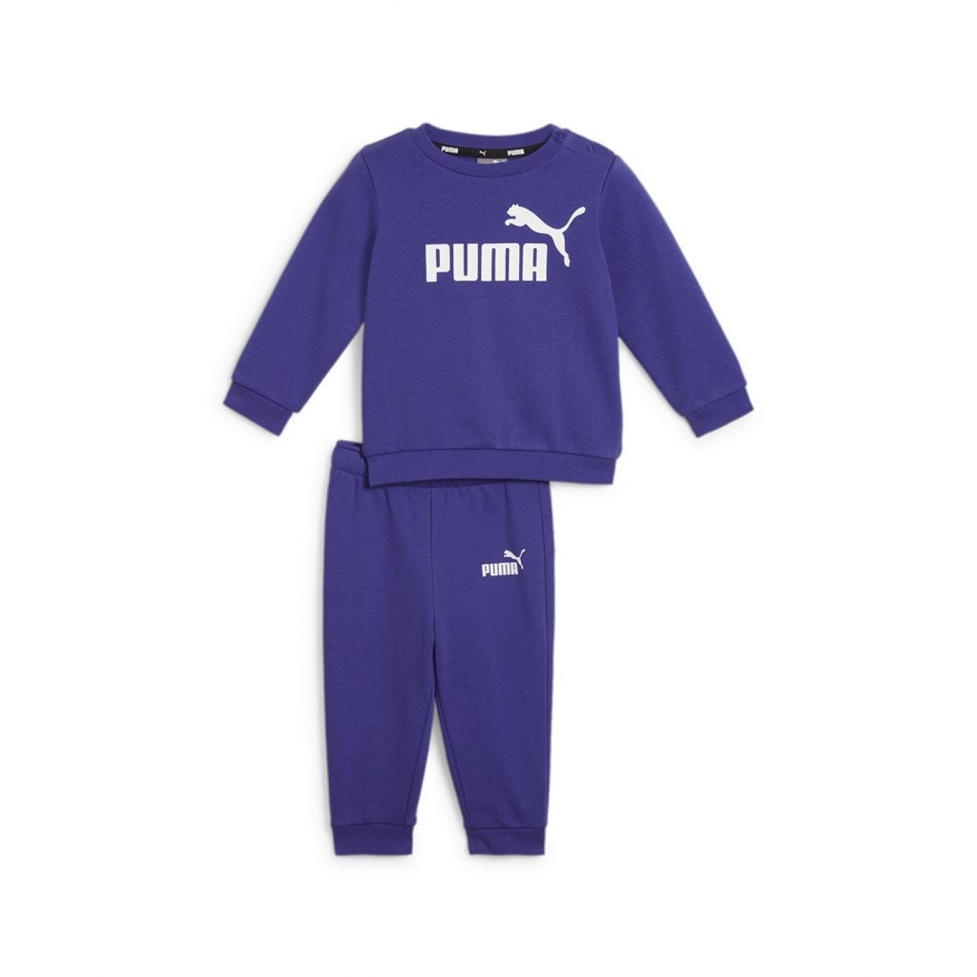 Puma Completo jogger con felpa Essentials Minicats Blu da Bambino