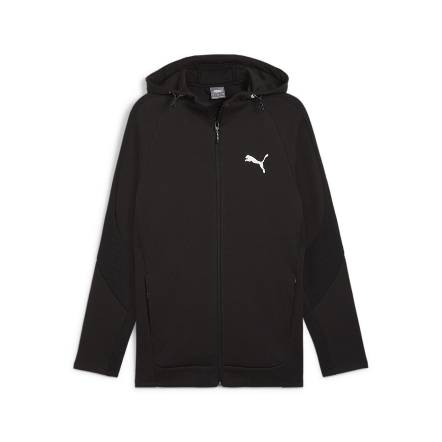 Puma Felpa Evostripe Full Zip Nera da Uomo