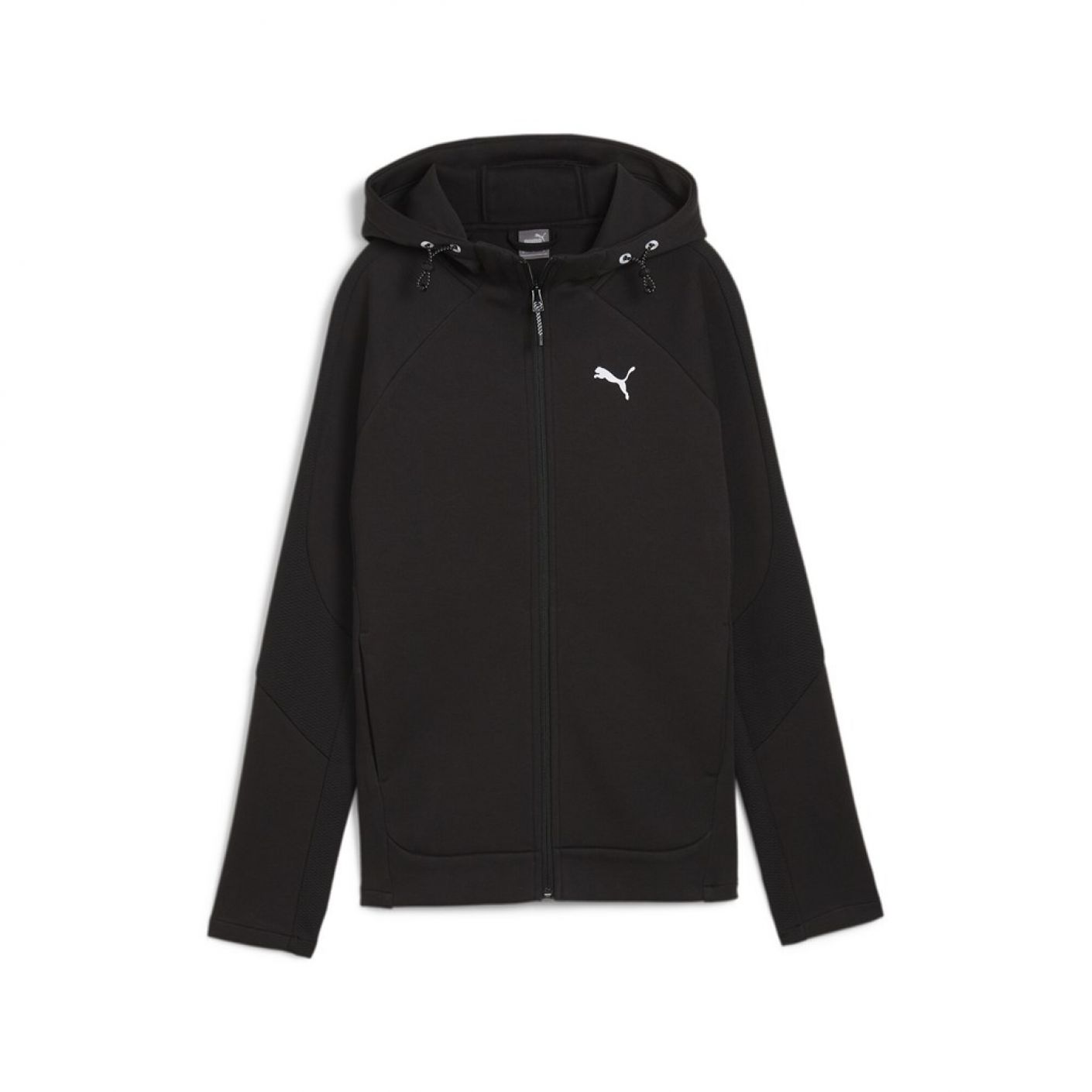 Puma Felpa Evostripe Full-Zip Nera da Donna