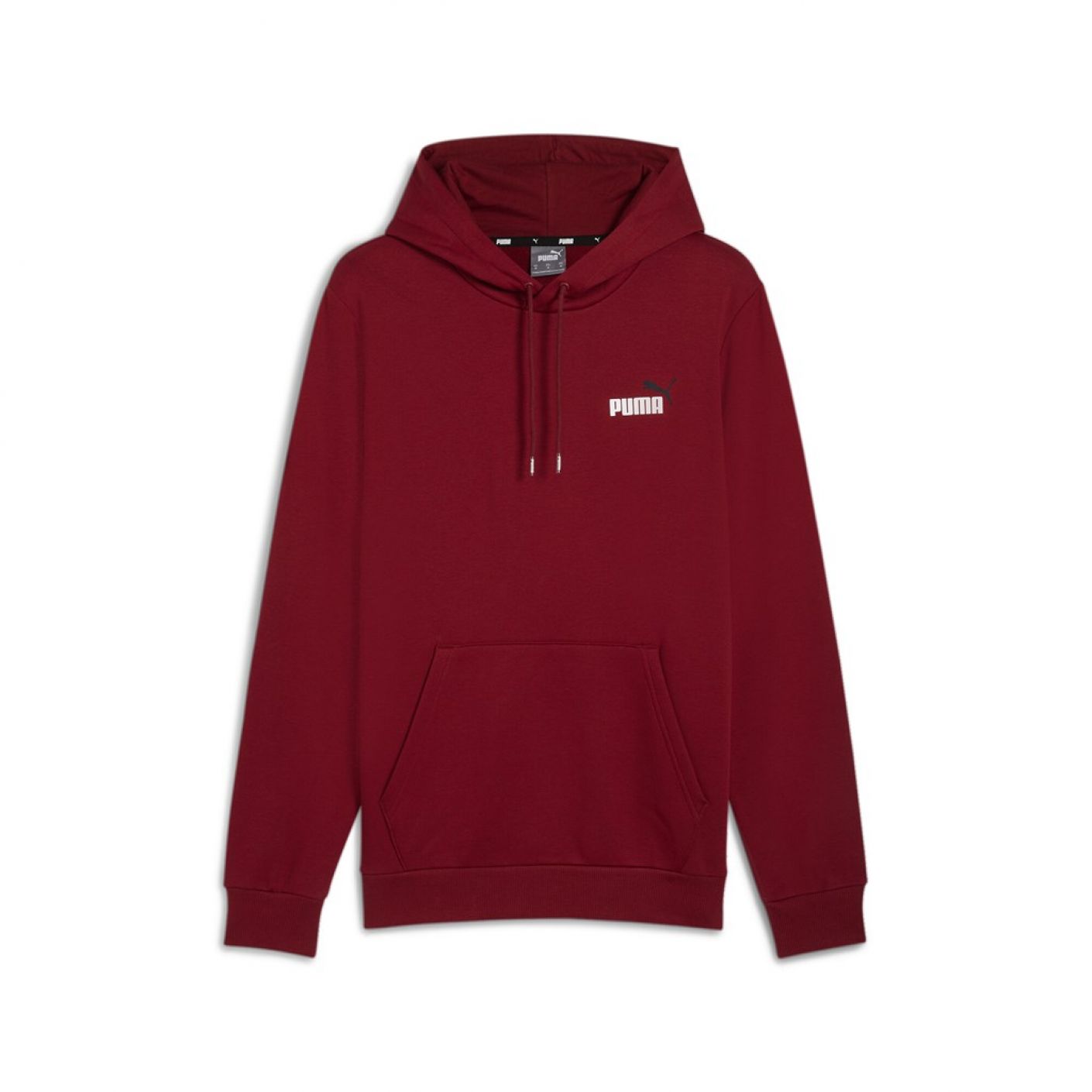 Puma Felpa con cappuccio Essential+ 2 Small Logo Bordeaux da Uomo