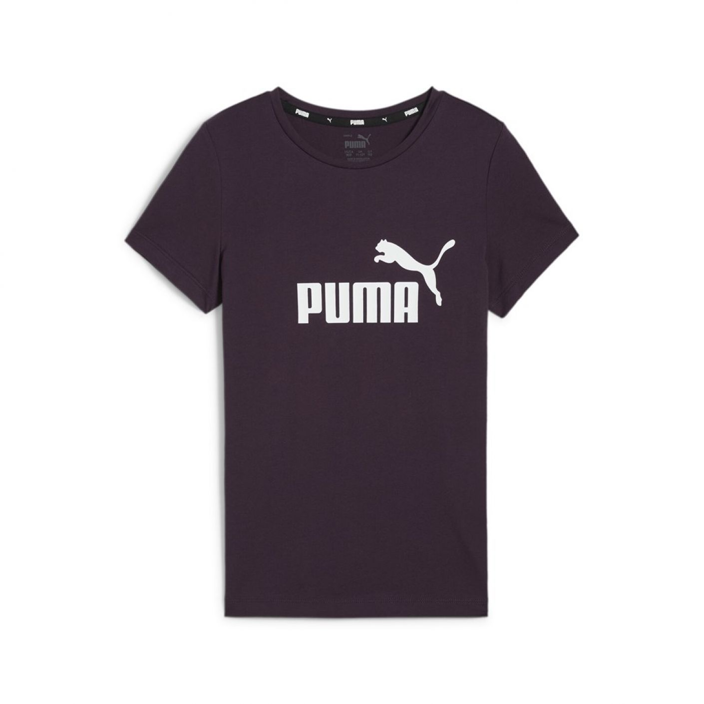 Puma Ess Logo Tee Purple da Bambina