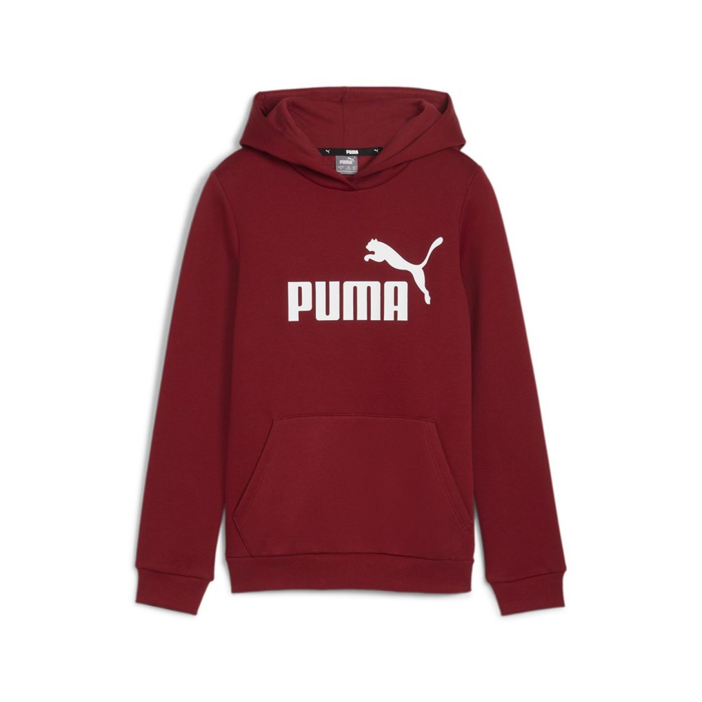 Puma Felpa con cappuccio Essential Logo Bordeaux da Ragazza