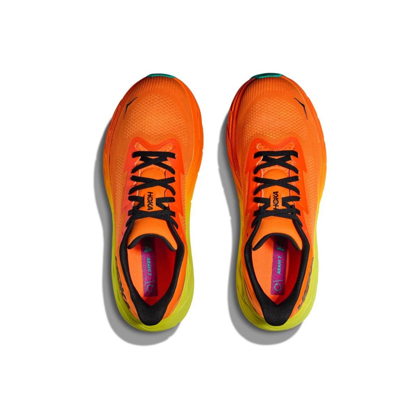 Hoka Arahi 7 Electric Tangerine/Black da Uomo