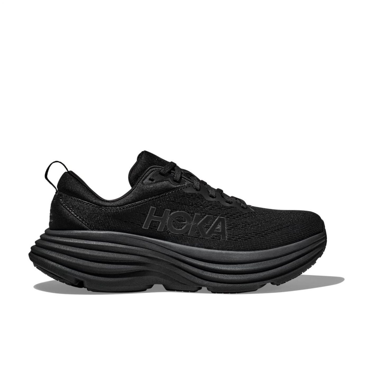 Hoka Bondi 8 Total Black da Uomo