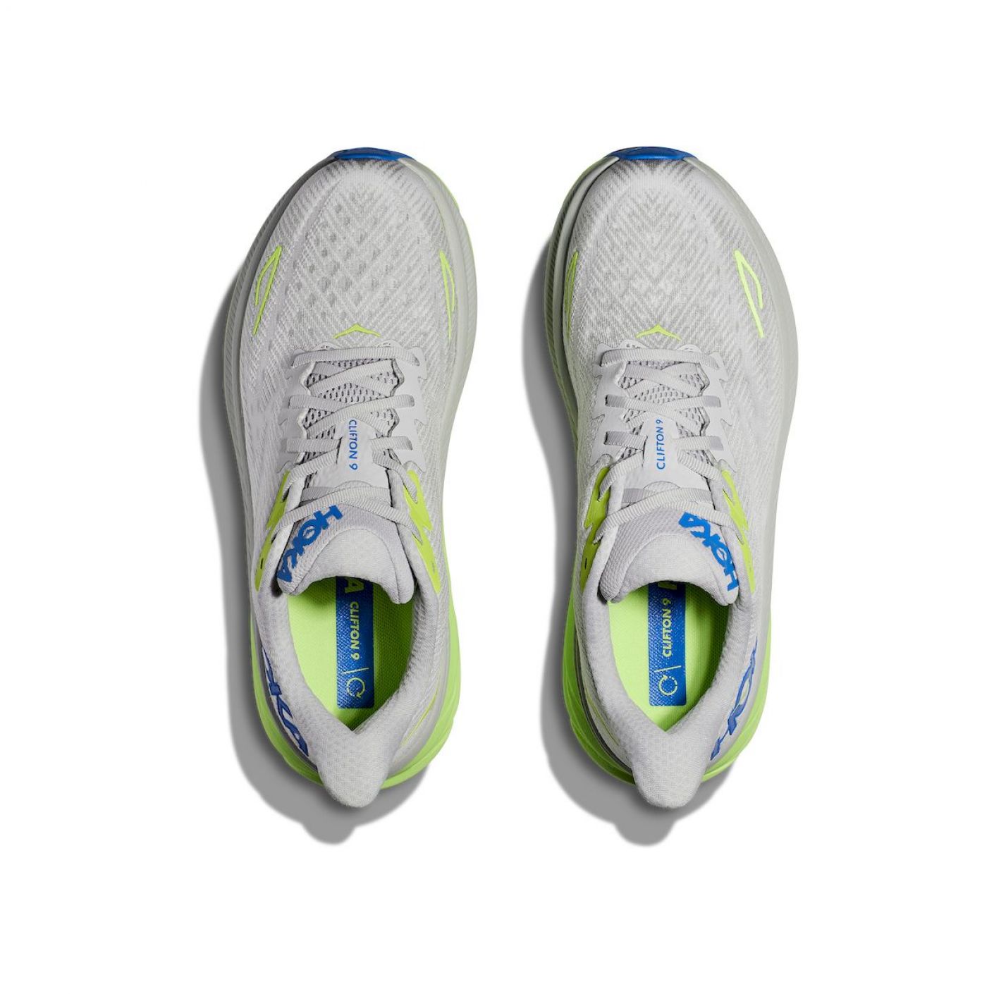 Hoka Clifton 9 Stardust/Electric Cobalt da Uomo