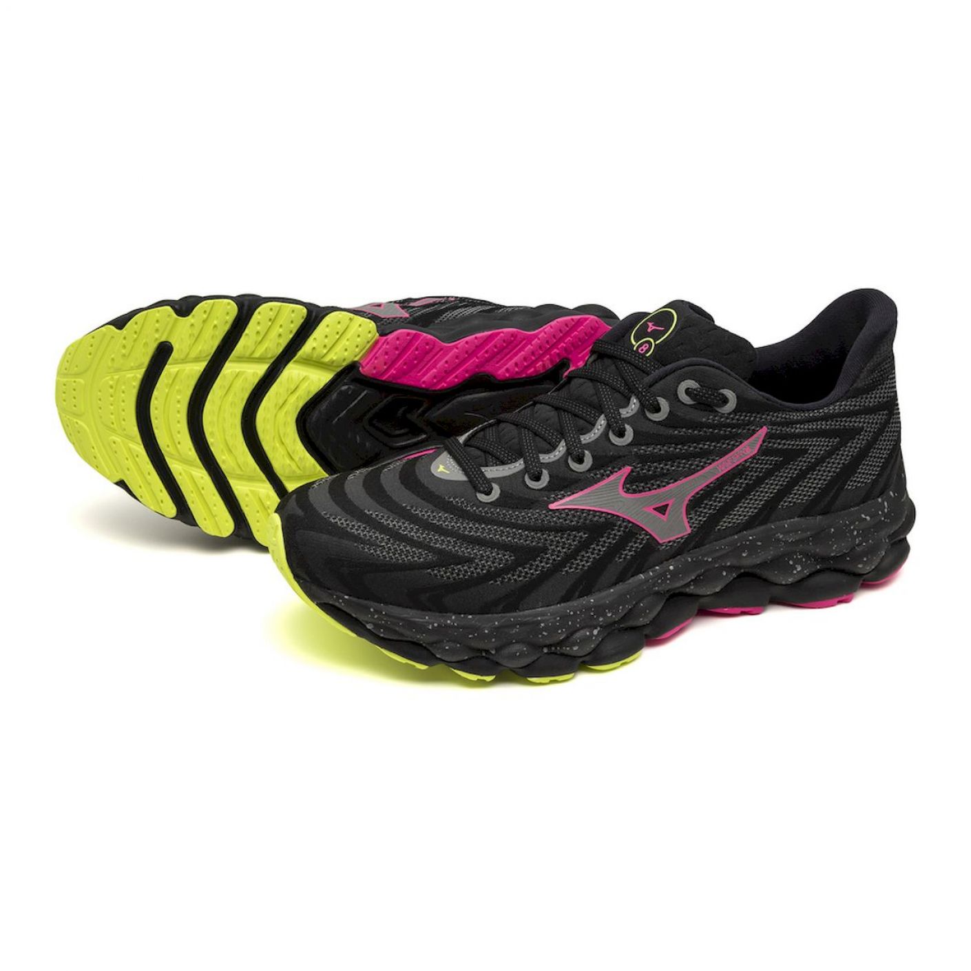 Mizuno Wave Sky 8 Black Unisex