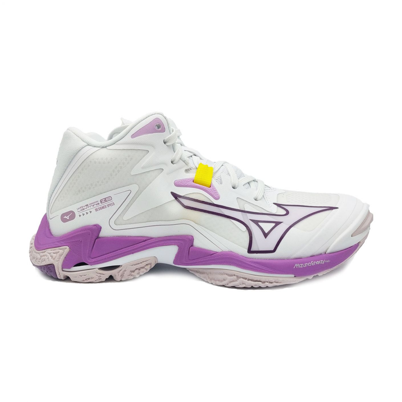 Mizuno Wave Lightning Z8 Mid White/PatricianPurple/Quince