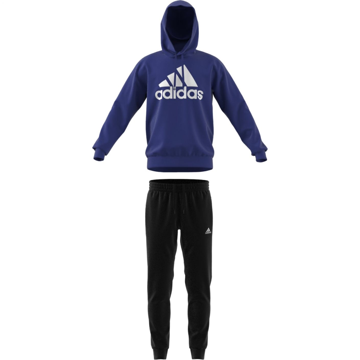 Adidas Sportswear French Terry Hooded Tracksuit Selubl/Black da Uomo