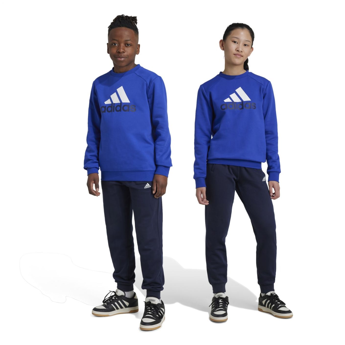 Adidas Junior Essentials Big Logo Fleece Tracksuit Selubl da Bambino