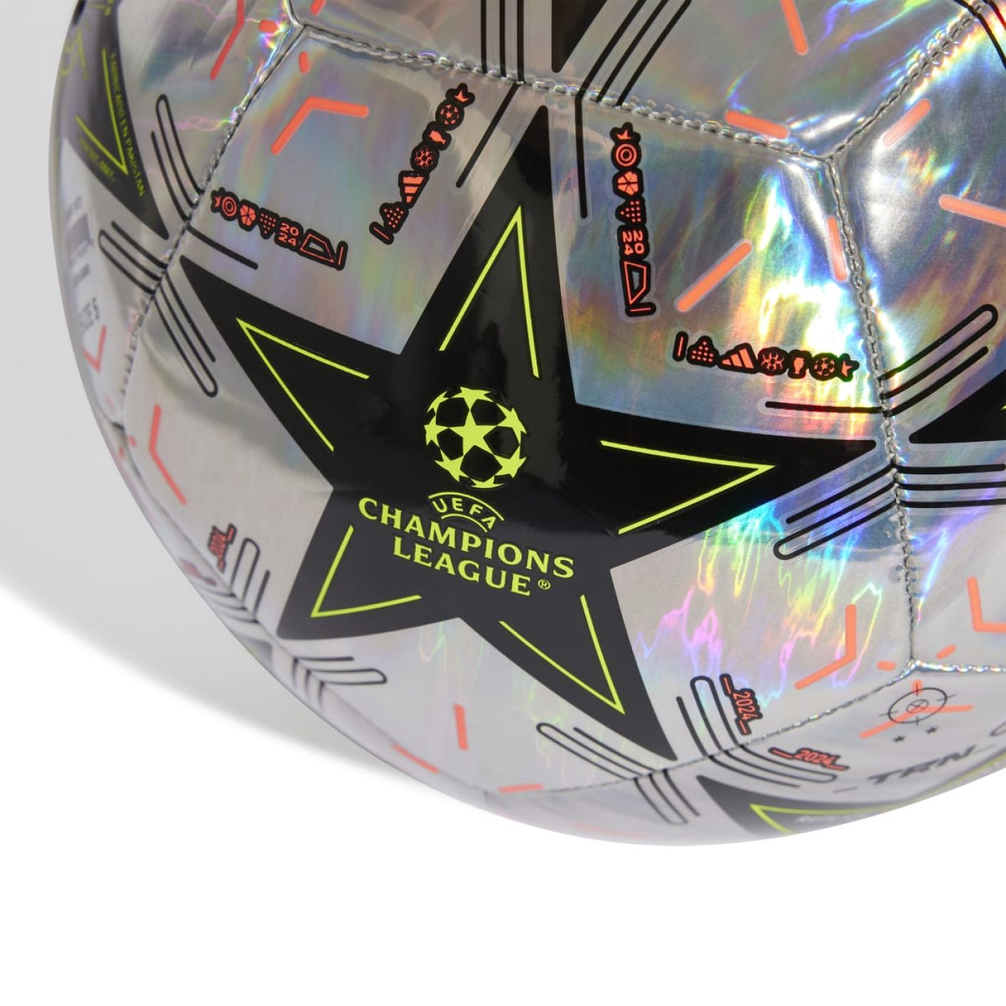 Adidas Uefa Champions League Training Foil Ball Multco/Black/Plamet/Tmsoy