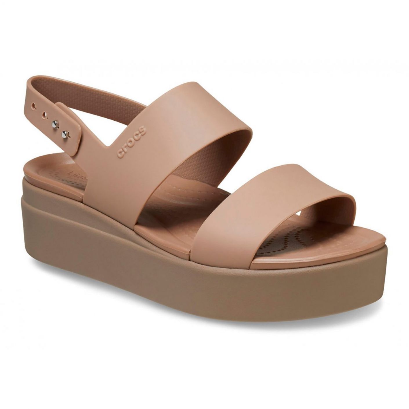 Crocs Brooklyn Low Wedge Mushroom da Donna